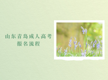 山东青岛成人高考报名流程