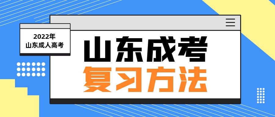 成考复习方式