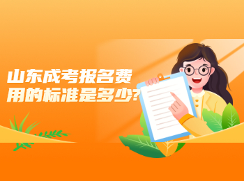 山东成考报名费用的标准是多少?