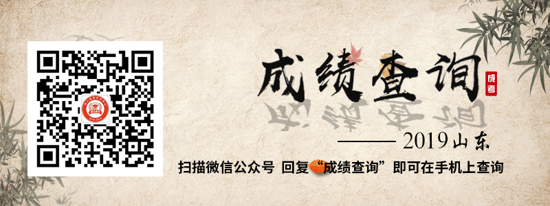 2019年山东成人高考成绩查询入口